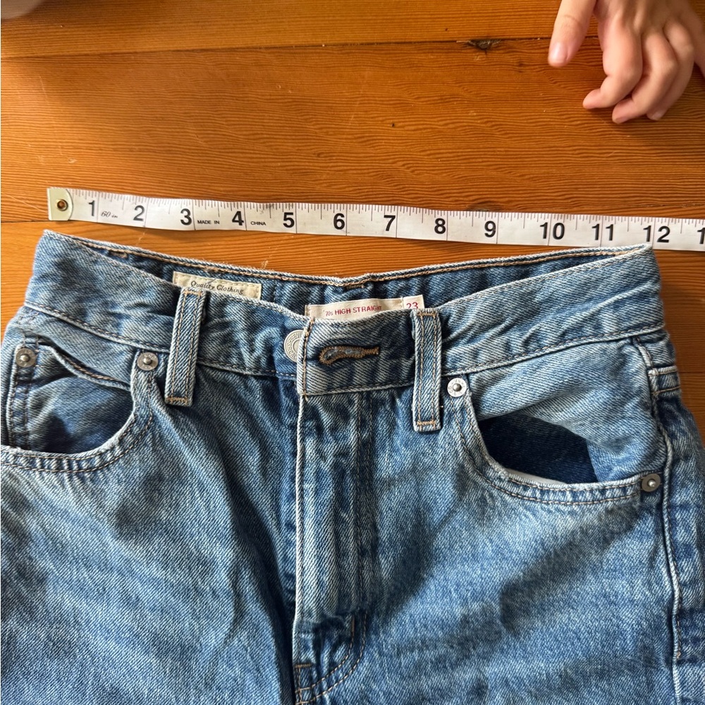 Levi’s 70’s high straight Classic Blue Denim Jeans